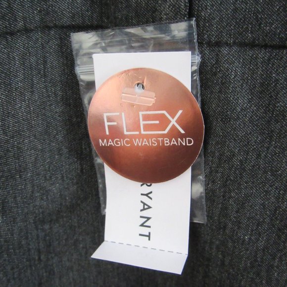 NWT! Lane Bryant Grey Pants with Magic Flex Waistband - Size 26 - Picture 3 of 8